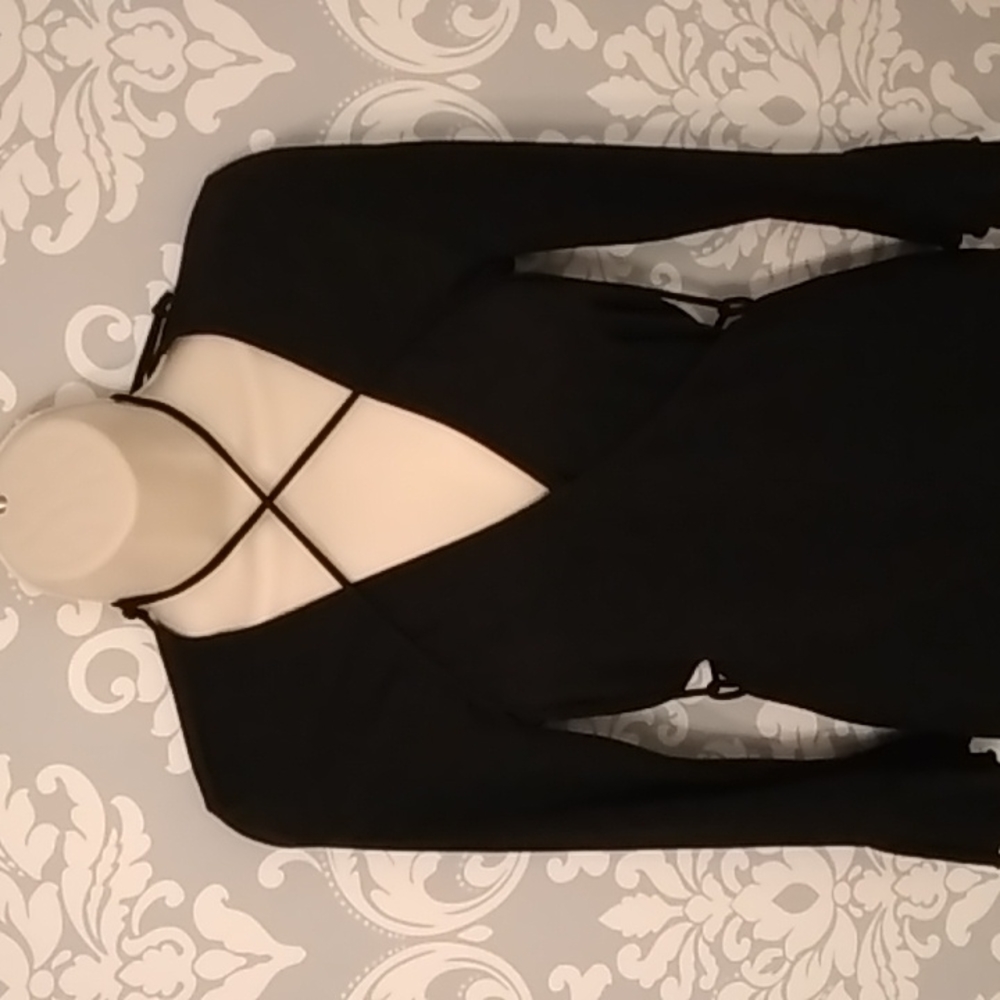 Suzy Shier, Long Sleeve Black Dress